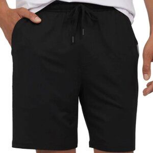 New Eddie Bauer Men's Lounge Shorts with back patch pocket, Black, size XL